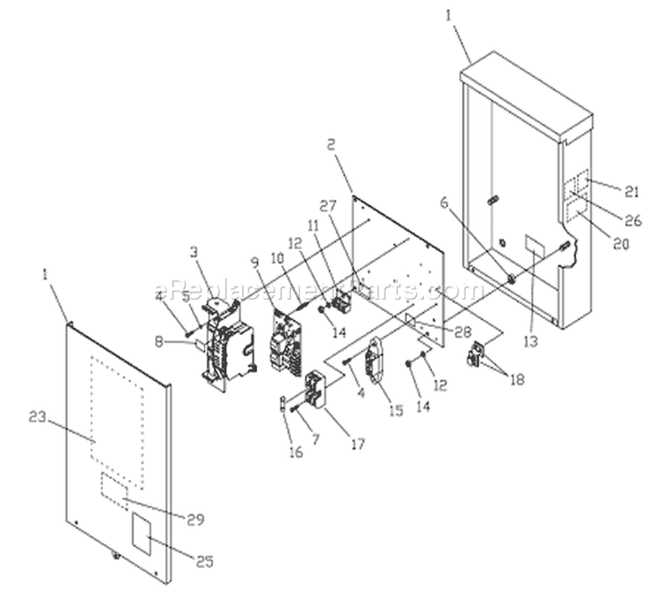 Page A Diagram and Parts List for 071019-0  Briggs and Stratton Generator